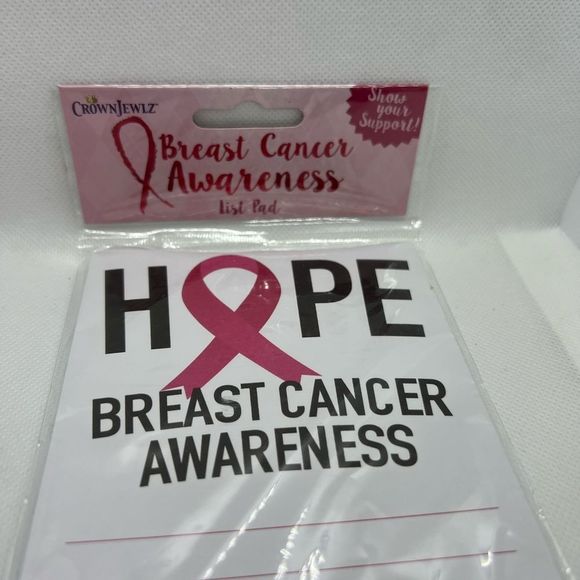 Breast Cancer Awareness List Pad - Picture 1 of 4